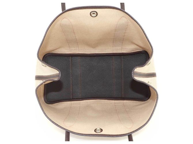 Hermès Borsa Tote Hermes Garden 36 PM Marrone - vista 7