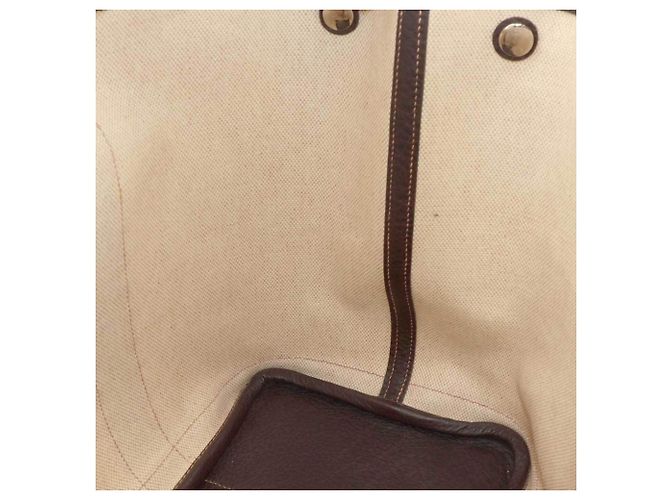 Hermès Borsa Tote Hermes Garden 36 PM Marrone - vista 8