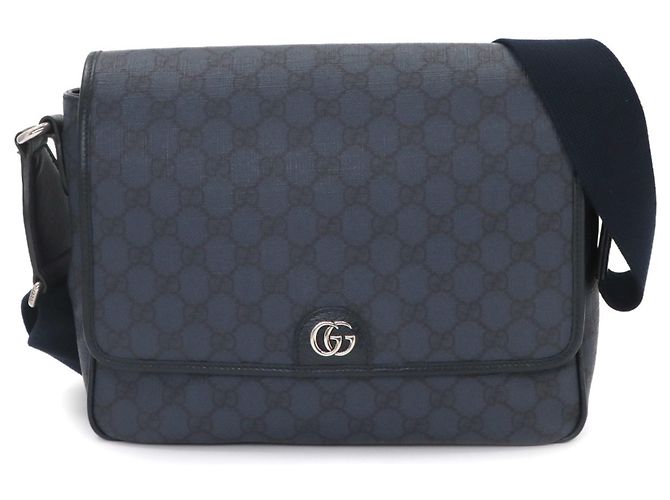Borsa a tracolla Gucci GG Supreme Navy Blu navy - vista 2