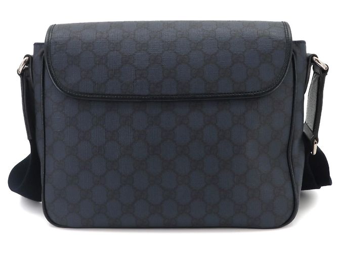 Borsa a tracolla Gucci GG Supreme Navy Blu navy - vista 4