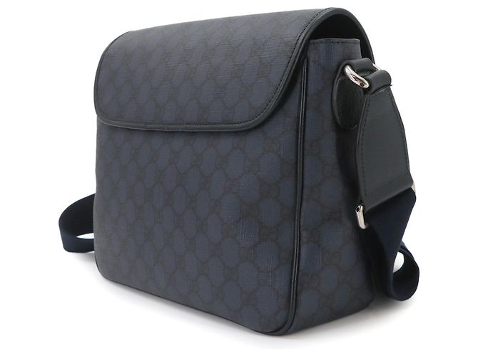 Borsa a tracolla Gucci GG Supreme Navy Blu navy - vista 5