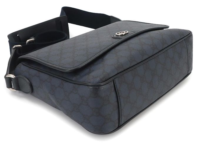 Borsa a tracolla Gucci GG Supreme Navy Blu navy - vista 6