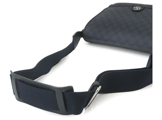 Borsa a tracolla Gucci GG Supreme Navy Blu navy - vista 7