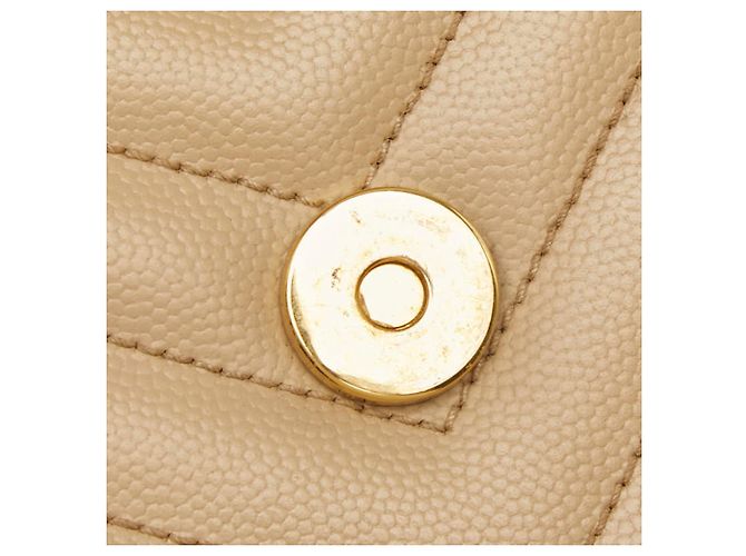 Borsa a spalla a busta Saint Laurent Cassandra D'oro - vista 10