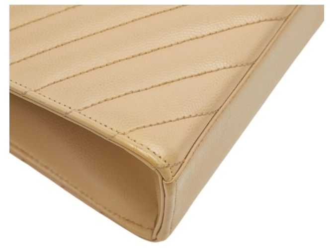 Borsa a spalla a busta Saint Laurent Cassandra D'oro - vista 5