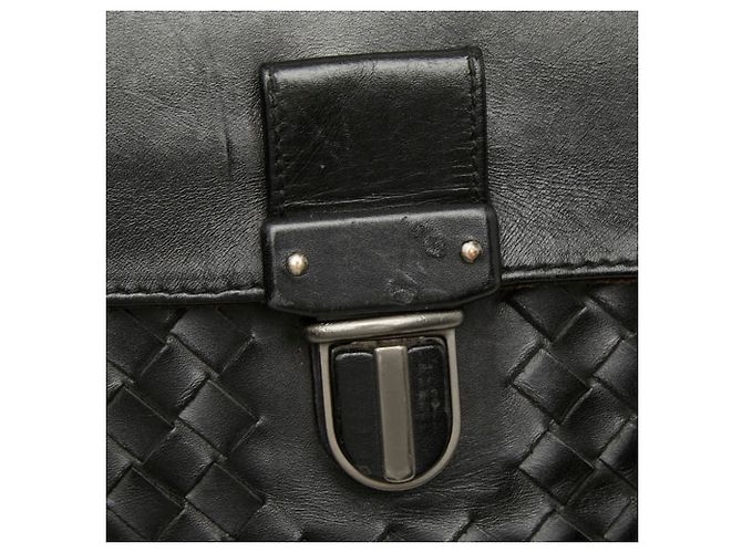 Borsetta Bottega Veneta in pelle nera Nero - vista 8