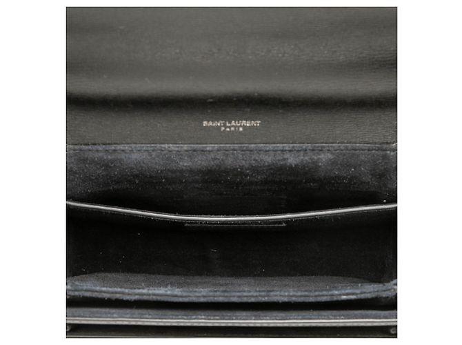 Borsa a mano Saint Laurent Belchasse Medium Nero - vista 4