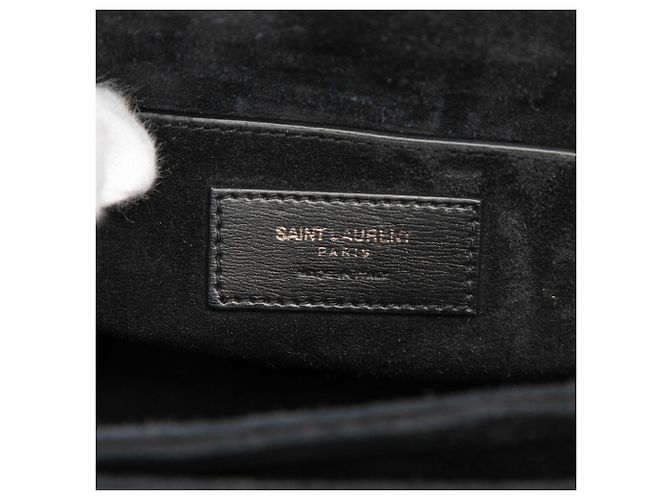 Borsa a mano Saint Laurent Belchasse Medium Nero - vista 5