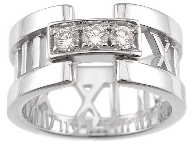 Tiffany & Co. Atlas Diamantring in 18K Weißgold - Ansicht 2