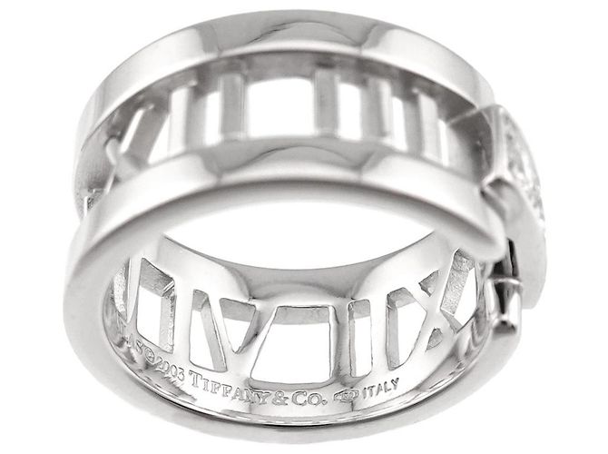 Tiffany & Co. Atlas Diamantring in 18K Weißgold - Ansicht 4