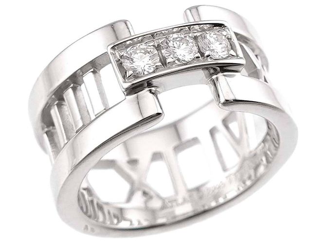 Tiffany & Co. Atlas Diamantring in 18K Weißgold - Ansicht 5