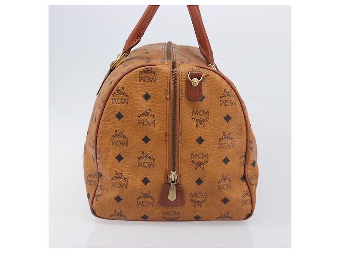 MCM Vicetos Porte-documents en cuir marron - vue 3
