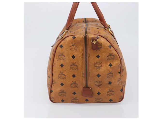 MCM Vicetos Porte-documents en cuir marron - vue 4