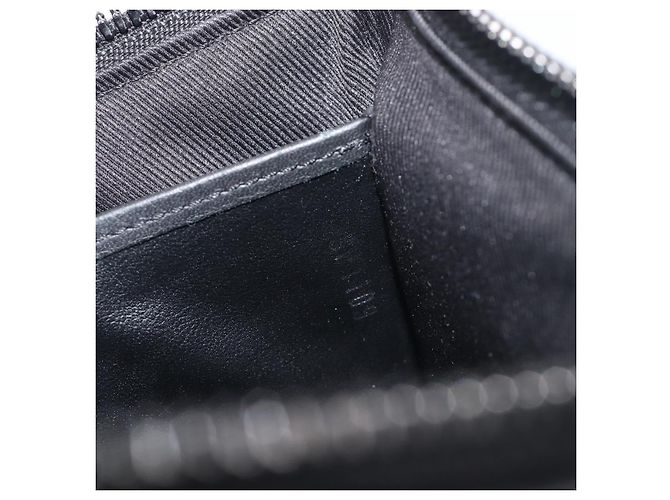 Louis Vuitton Discovery Pochette Monogram Shadow Leather PM Nero - vista 7