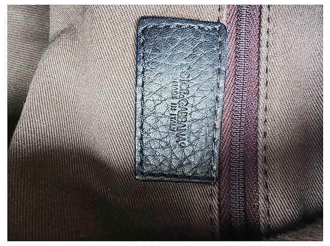 Borsa Dolce & Gabbana Leopardata in Pelle e Tessuto Nero Stampa leopardo - vista 8