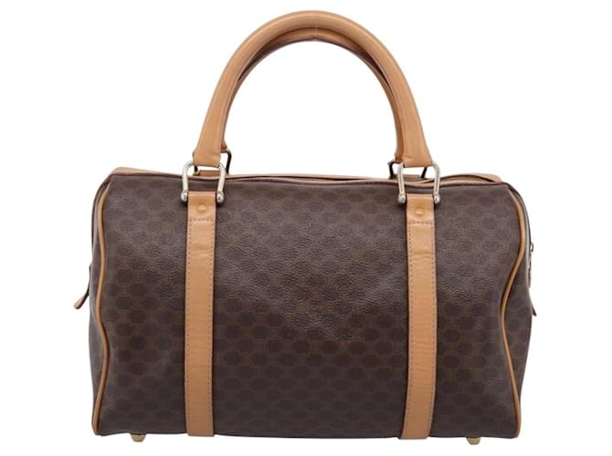 Céline Celine boston Macadam Canvas Marrone - vista 2