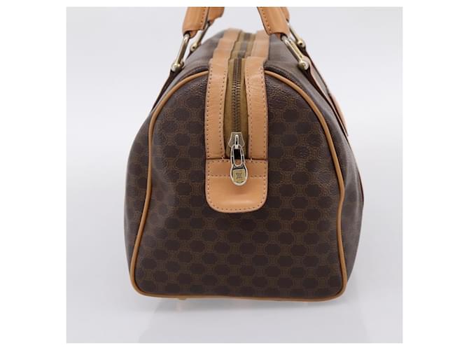 Céline Celine boston Macadam Canvas Marrone - vista 3