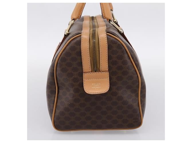 Céline Celine boston Macadam Canvas Marrone - vista 4