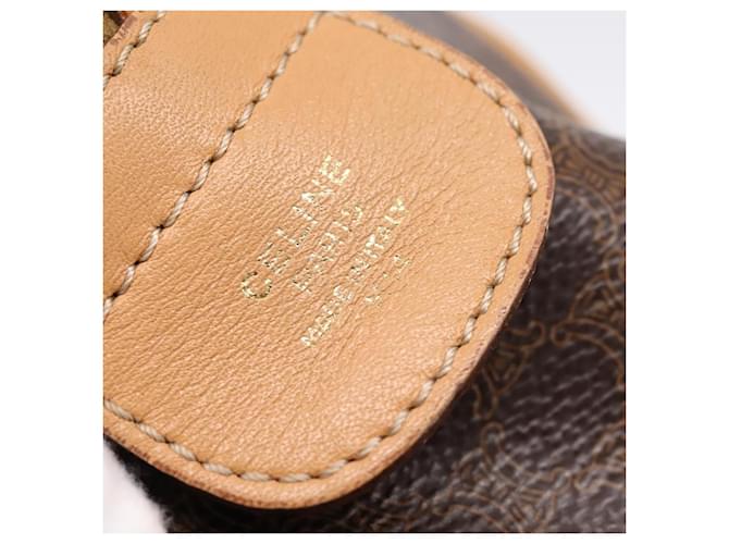 Céline Celine boston Macadam Canvas Marrone - vista 6