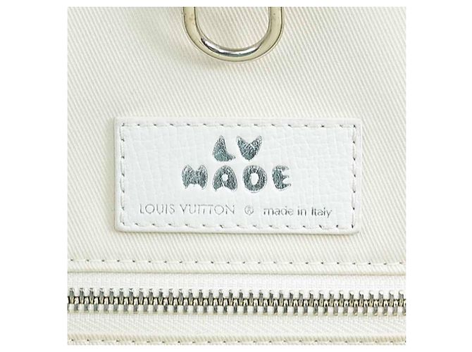 Borsa Tote Louis Vuitton NIGO Collaboration Bianco - vista 17