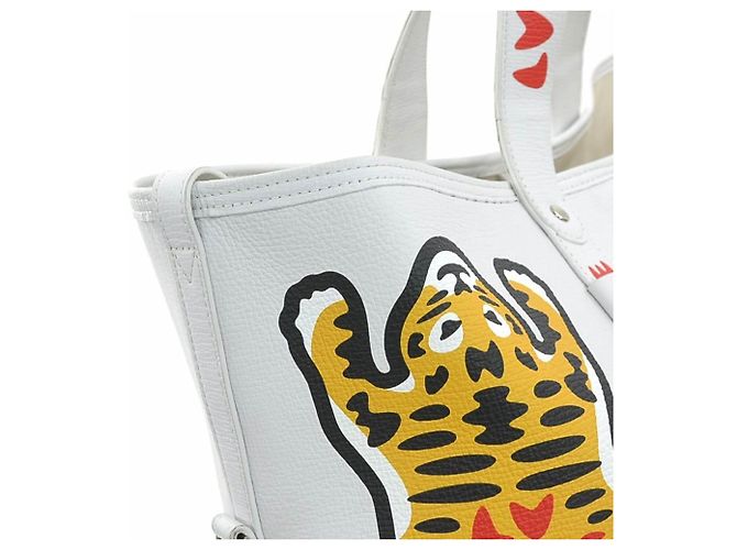 Borsa Tote Louis Vuitton NIGO Collaboration Bianco - vista 6