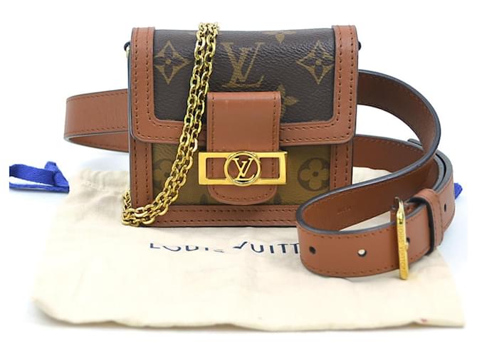 Borsa a tracolla Louis Vuitton Monogram Reverse Marrone Monogramma - vista 17