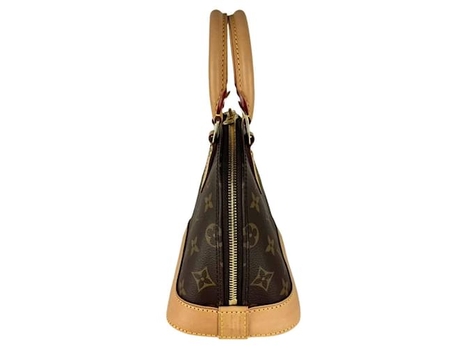 Borsa Louis Vuitton Monogram Alma BB Marrone Monogramma - vista 2
