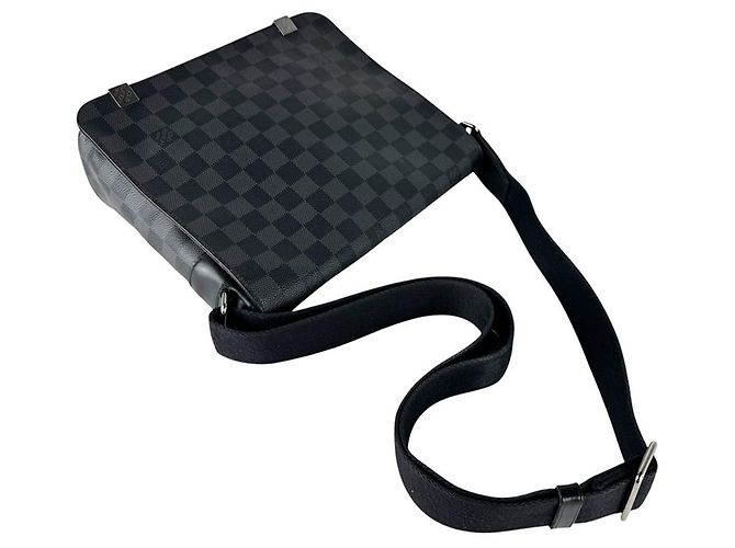 Borsa a tracolla Louis Vuitton Damier Graphite Nero Damier ebene - vista 10