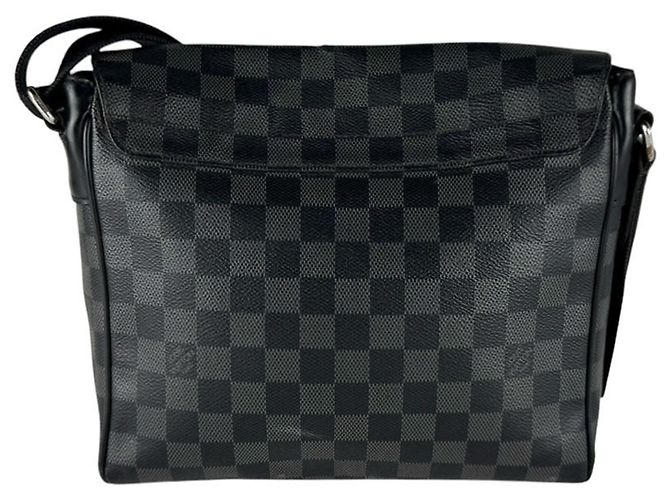 Borsa a tracolla Louis Vuitton Damier Graphite Nero Damier ebene - vista 3