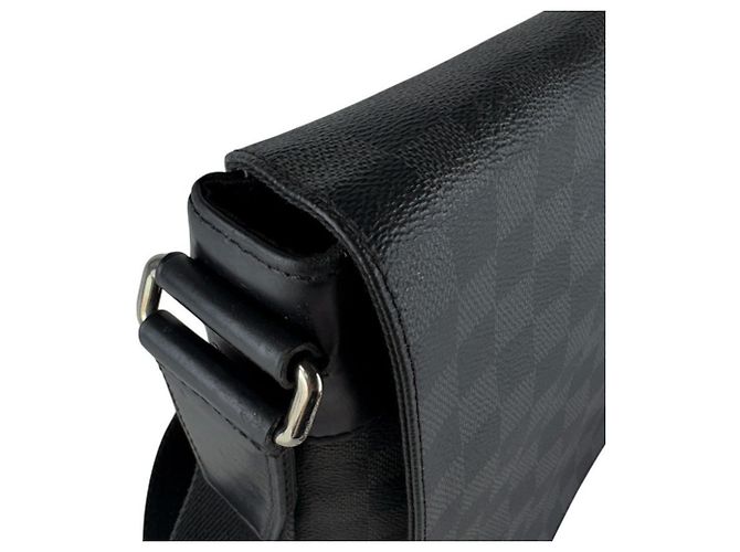Borsa a tracolla Louis Vuitton Damier Graphite Nero Damier ebene - vista 7