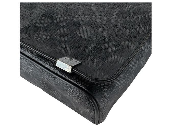 Borsa a tracolla Louis Vuitton Damier Graphite Nero Damier ebene - vista 8