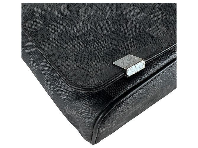 Borsa a tracolla Louis Vuitton Damier Graphite Nero Damier ebene - vista 9