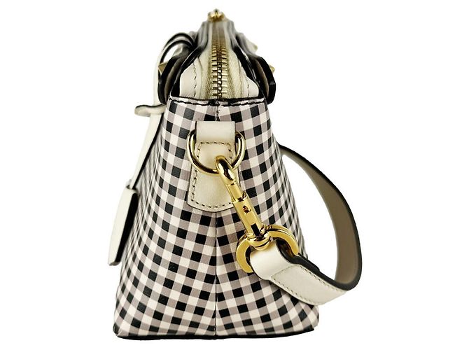 By The Way Fendi Mini Lederhandtasche Braun Schwarz Aus weiß - Ansicht 2