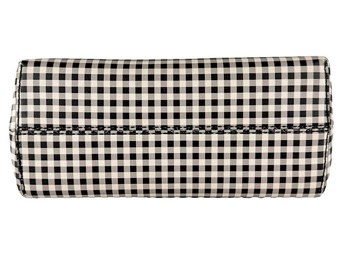 By The Way Fendi Mini Lederhandtasche Braun Schwarz Aus weiß - Ansicht 4