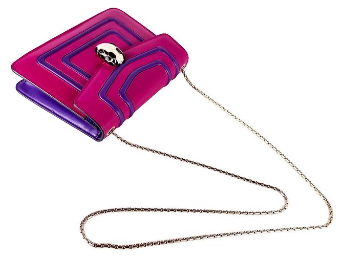Bulgari Borsa a tracolla Bvlgari Serpenti Forever Porpora - vista 10