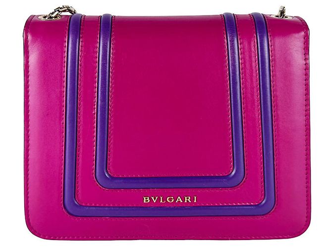 Bulgari Borsa a tracolla Bvlgari Serpenti Forever Porpora - vista 3