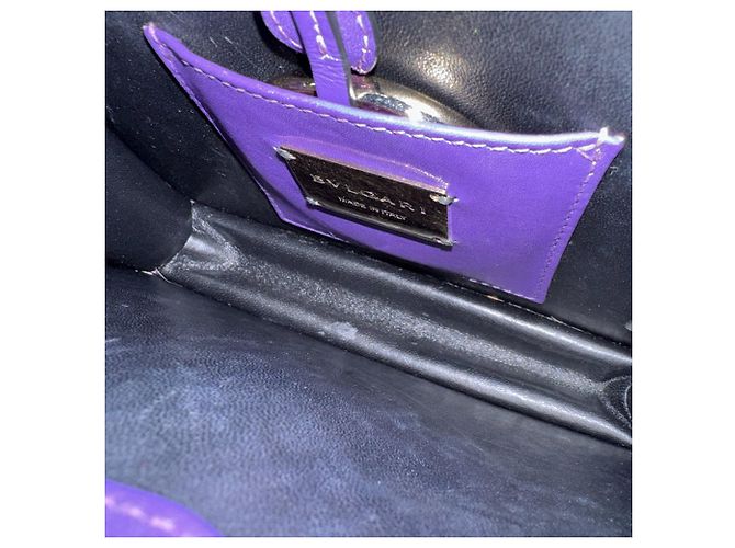 Bulgari Borsa a tracolla Bvlgari Serpenti Forever Porpora - vista 5