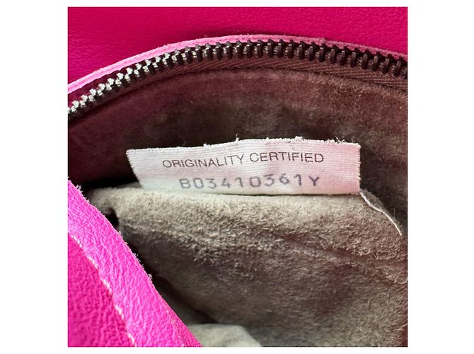 Borsa a tracolla Bottega Veneta Pink Intrecciato Rosa - vista 12