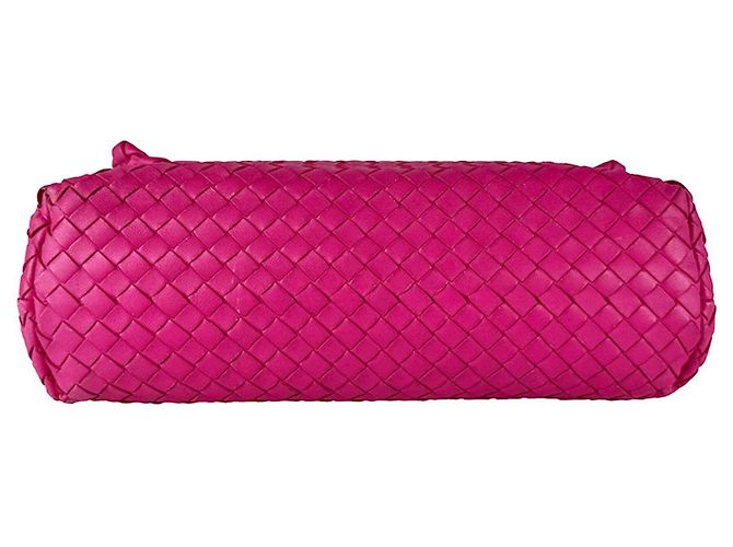 Borsa a tracolla Bottega Veneta Pink Intrecciato Rosa - vista 4