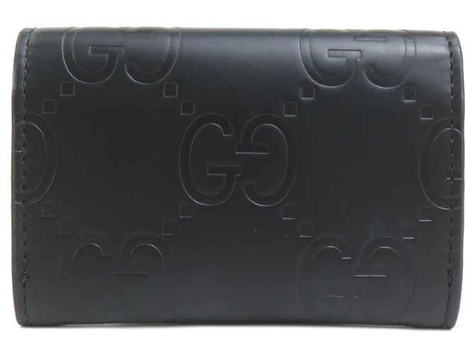Tarjetero de piel Gucci - Black Negro - vista 4