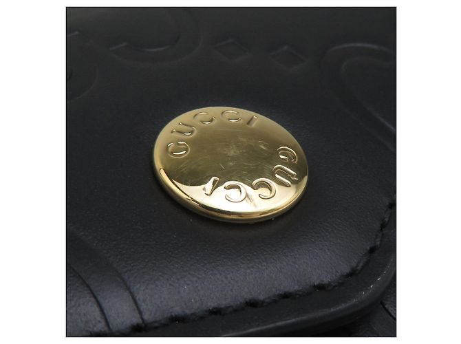 Tarjetero de piel Gucci - Black Negro - vista 9
