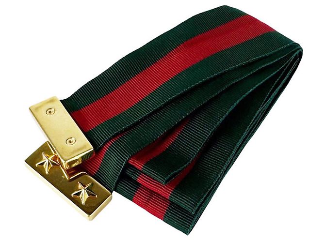 Borsa a tracolla in pelle Gucci Sylvie Rosso - vista 11