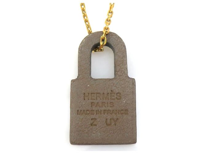 Hermès Collana Hermes O'Kelly PM Taupe - vista 7
