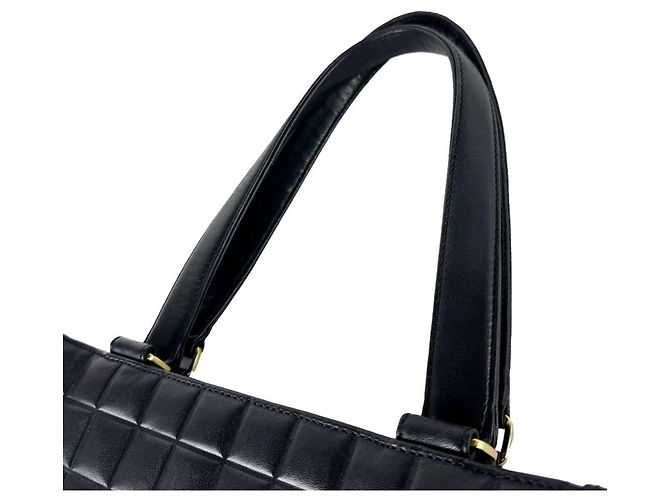 Chanel Leder Tote Bag Schwarz - Ansicht 10