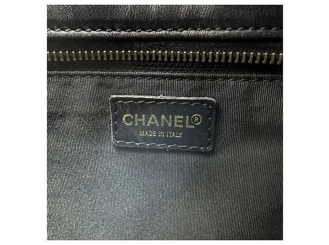 Chanel Leder Tote Bag Schwarz - Ansicht 11