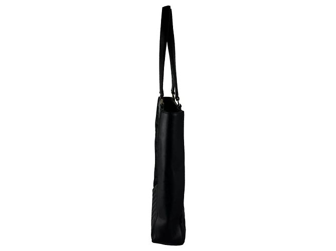 Chanel Leder Tote Bag Schwarz - Ansicht 2