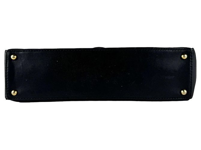 Chanel Leder Tote Bag Schwarz - Ansicht 4