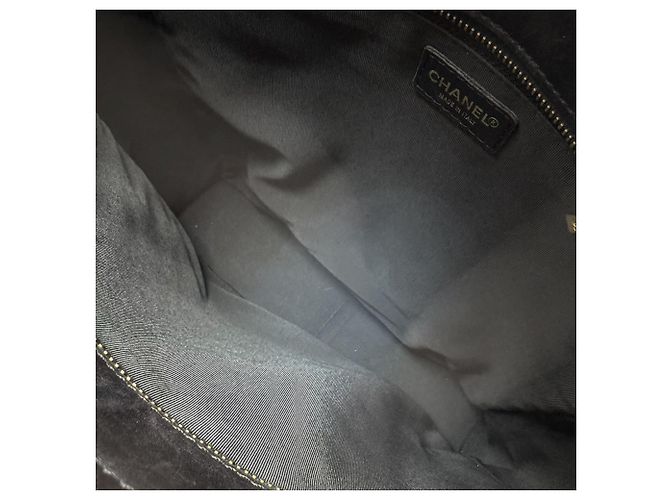 Chanel Leder Tote Bag Schwarz - Ansicht 5