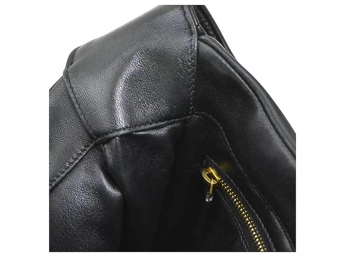Saint Laurent Le 5 A 7 Small Leather Shoulder Bag Schwarz - Ansicht 13