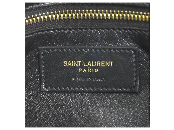 Saint Laurent Le 5 A 7 Small Leather Shoulder Bag Schwarz - Ansicht 15